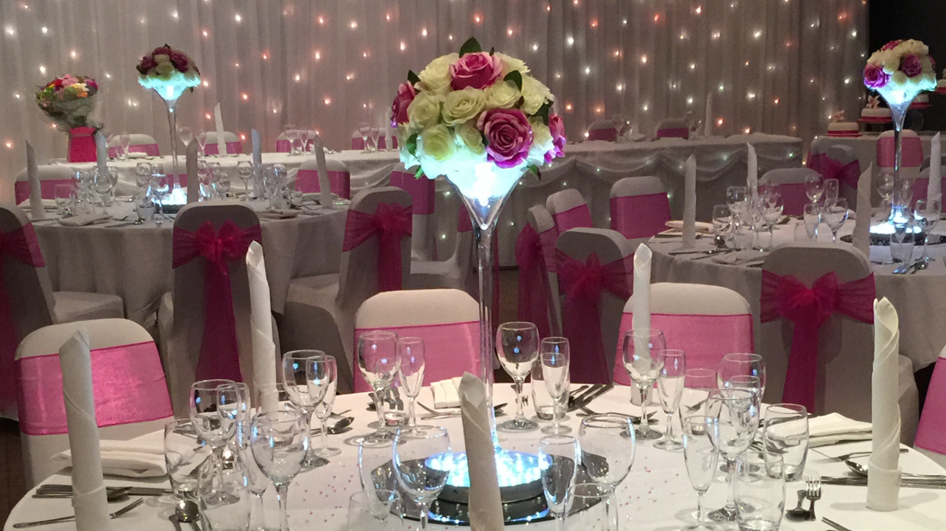 Lush Occassions Chair Covers, Sashes and Centrepieces